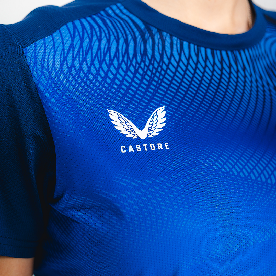 Hertha BSC Prematch Shirt 26/27 Damenschnitt Detail Castore