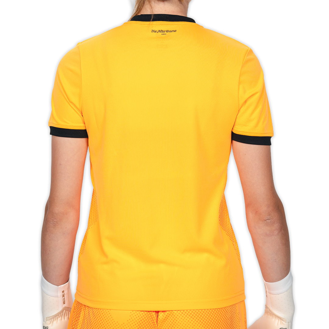 Hertha Torwarttrikot 26/27 orange Damenschnitt Rückansicht