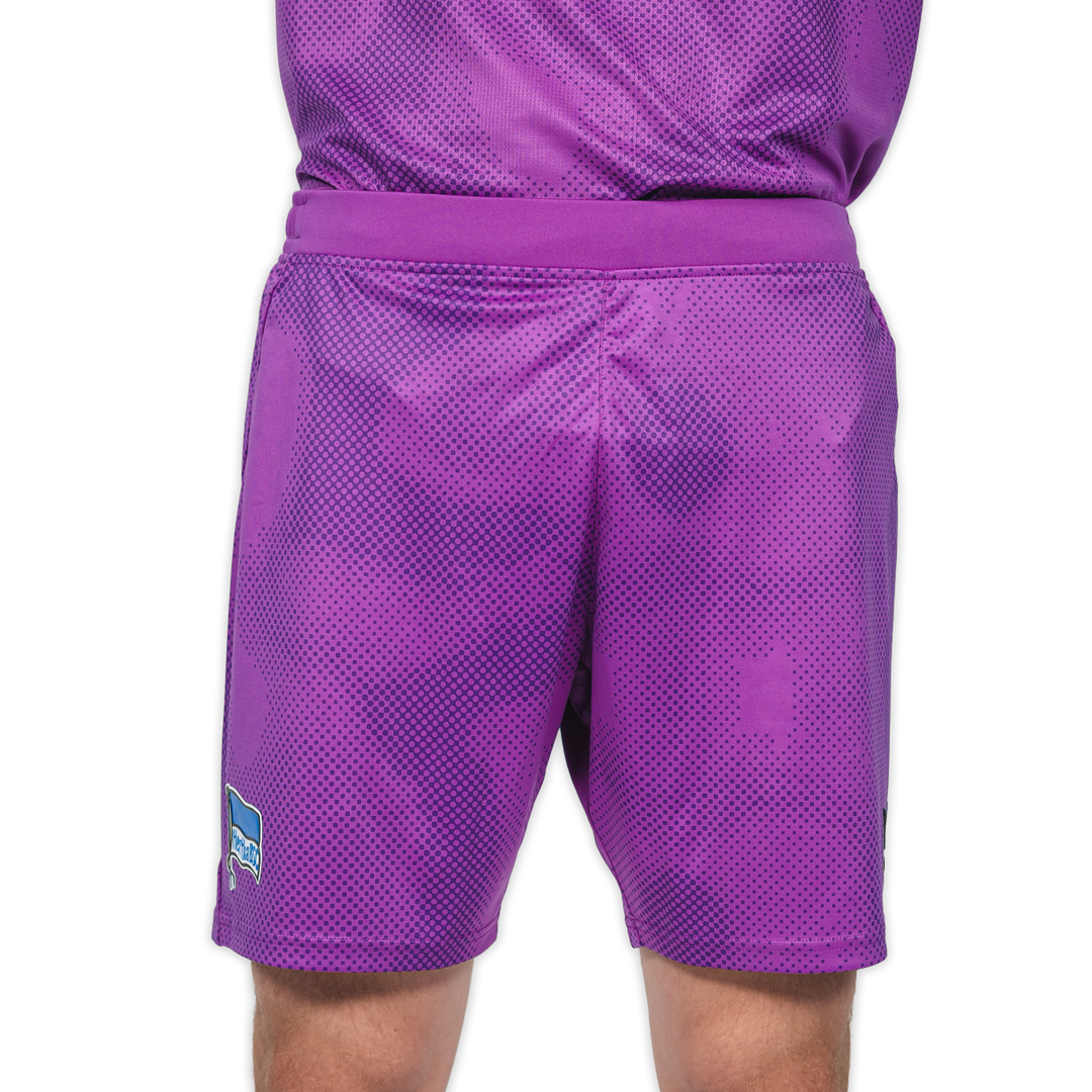 Hertha Torwartshorts 26/27 violett Vorderansicht