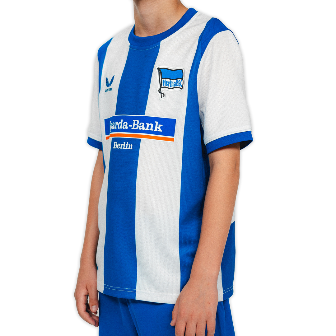 Hertha Heimtrikot Kids 26/27 Schrägansicht links