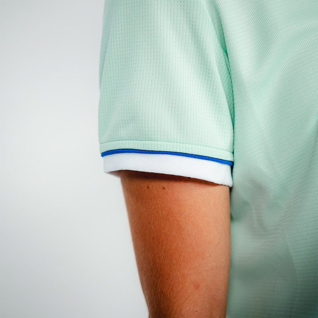 Hertha Ausweichtrikot 26/27 Damenschnitt Detail Ärmel