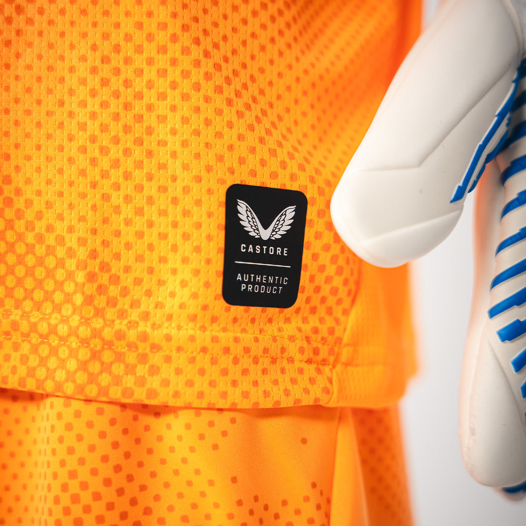 Hertha Torwarttrikot Kids 26/27 orange kurzarm Castore Badge