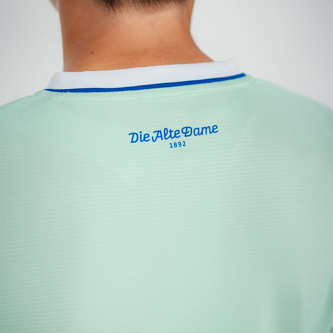 Hertha Ausweichtrikot 26/27 Damenschnitt Detail Rückansicht