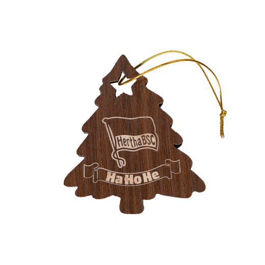 Baumschmuck Holz Logo Weihnachtsbaum