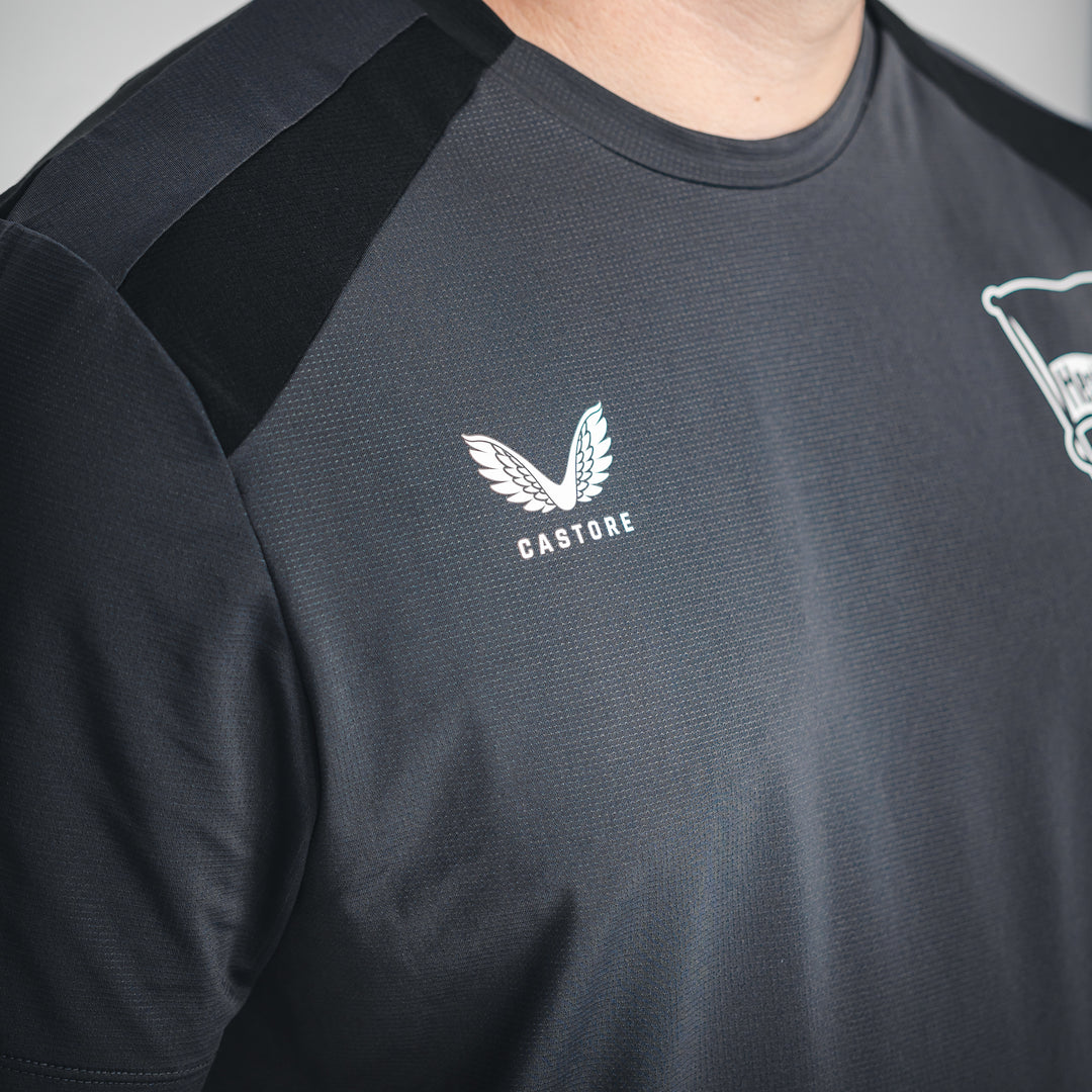 Hertha Trainingsshirt Profi 26/27 Trainerversion Detail Castore Logo