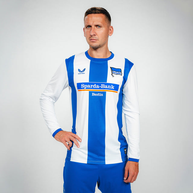 Hertha Heimtrikot 26/27 langarm mit Paul Seguin