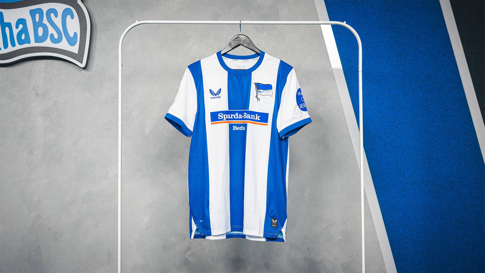 Hertha Match vorbereitetes Trikot Adewumi DFB Pokal #FCSBSC Vorderansicht