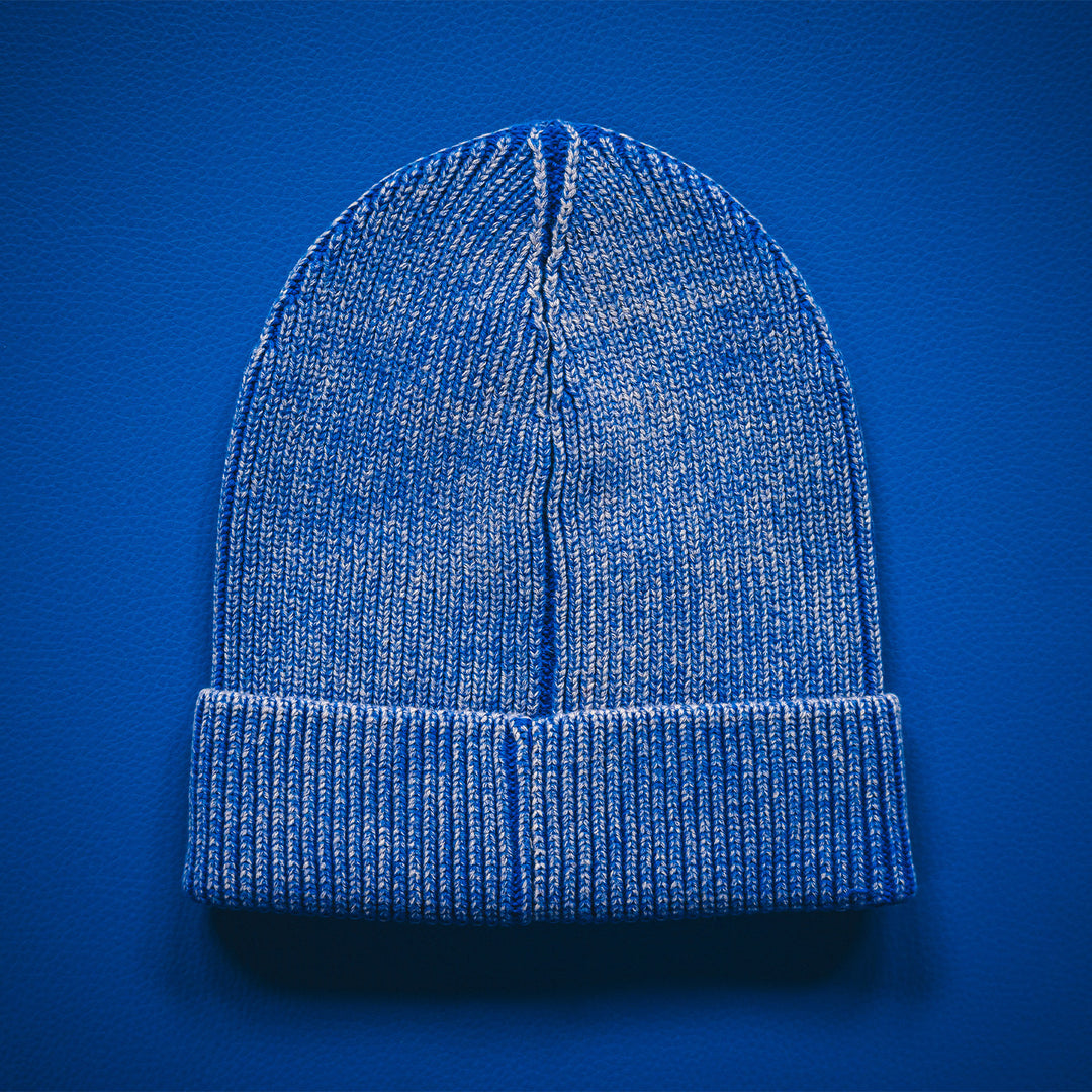 Mütze Washed Blau Rückansicht
