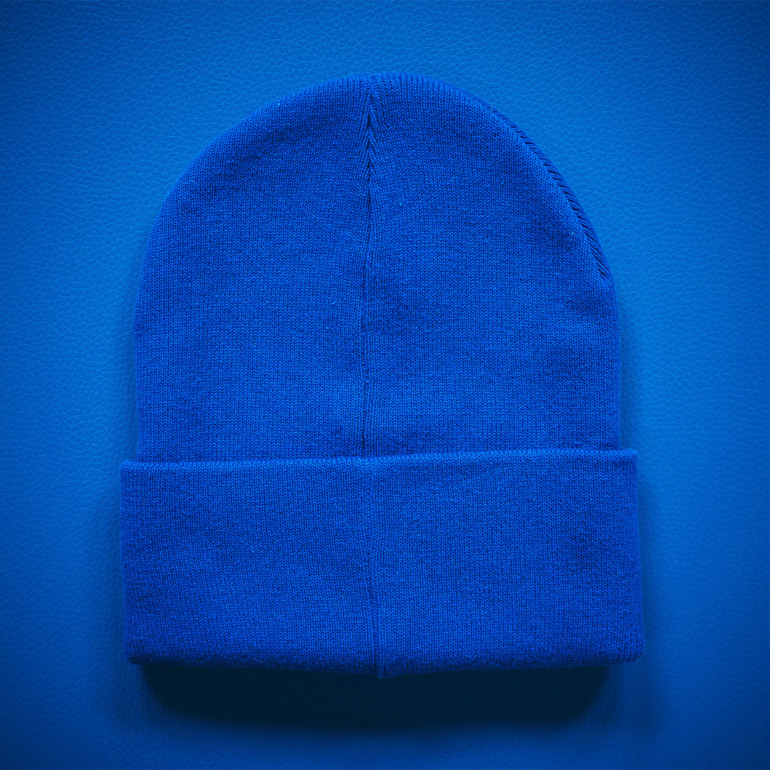 Mütze Fahne Blau Rückansicht