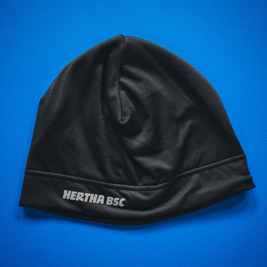 Beanie Performance Schriftzug Frontale Ansicht