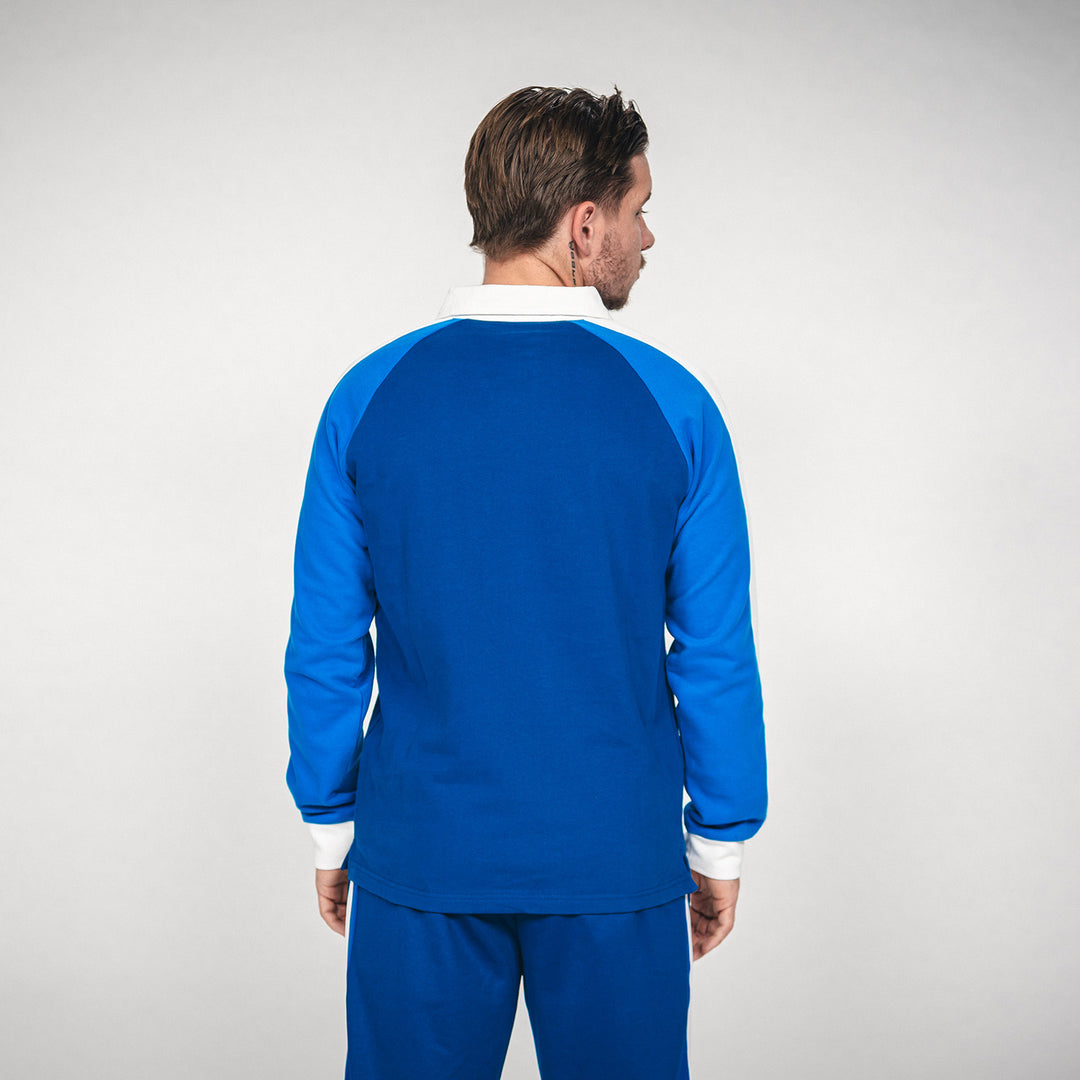 Hertha Polo Longsleeve Vintage Rückansicht