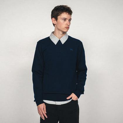 Hertha Pullover Merino Vorderansicht