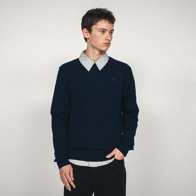 Hertha Pullover Merino Vorderansicht
