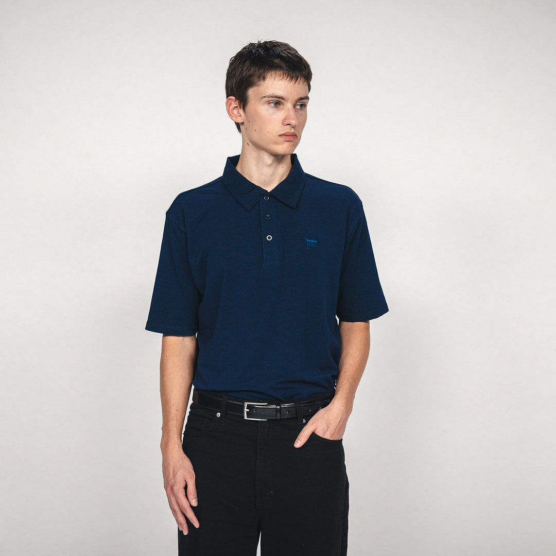 Hertha Poloshirt Business Vorderansicht 