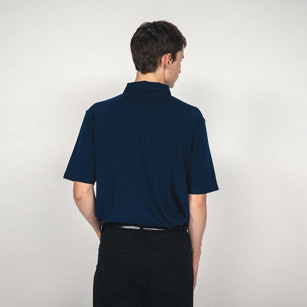 Hertha Poloshirt Business Rückansicht 