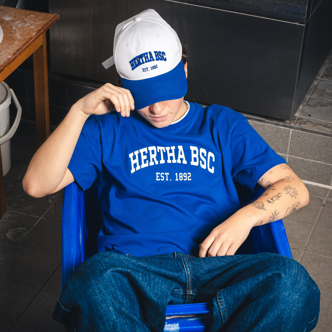 T-Shirt College Blau