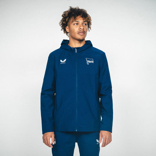 Regenjacke Castore navy Vorderansicht