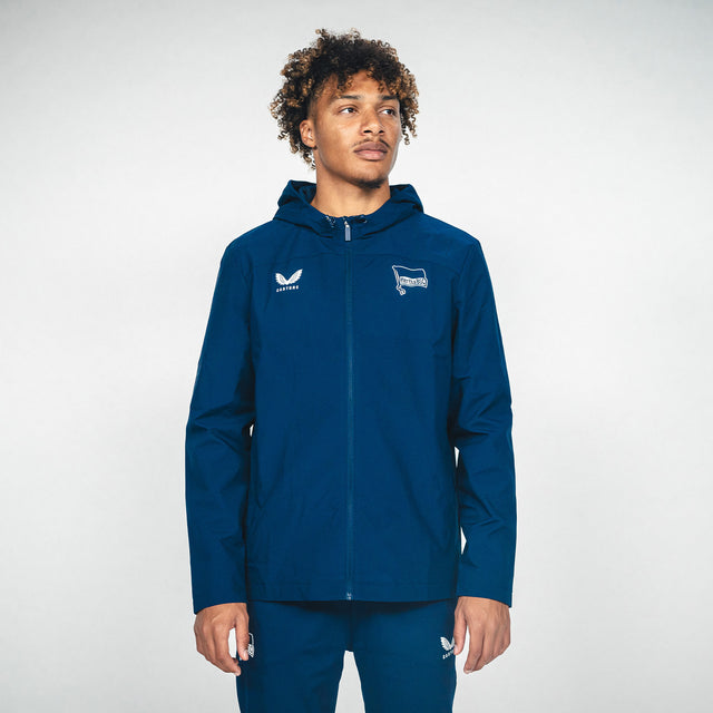 Regenjacke Castore navy Vorderansicht