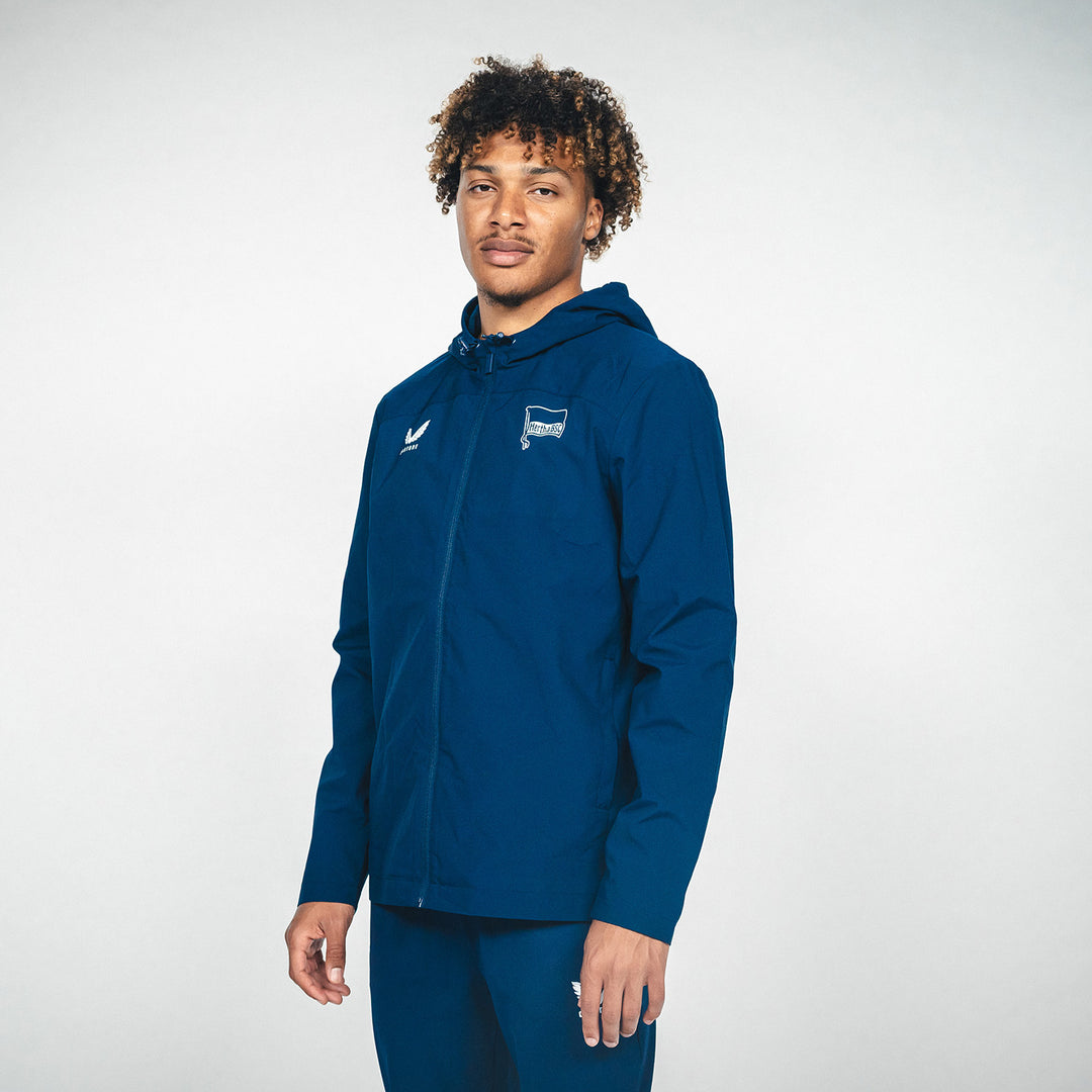 Regenjacke Castore navy Seitenansicht
