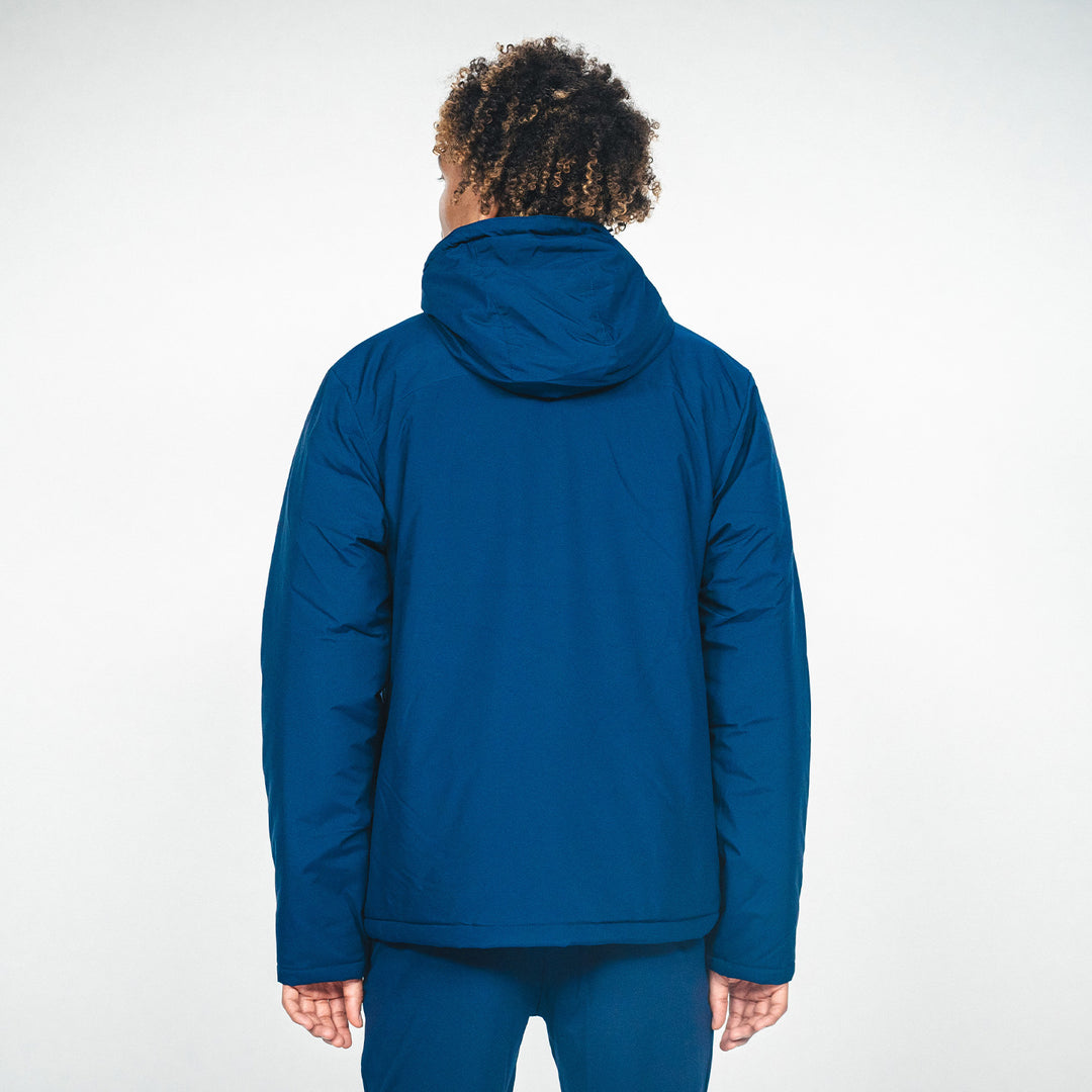 Winterjacke Castore navy Rückansicht