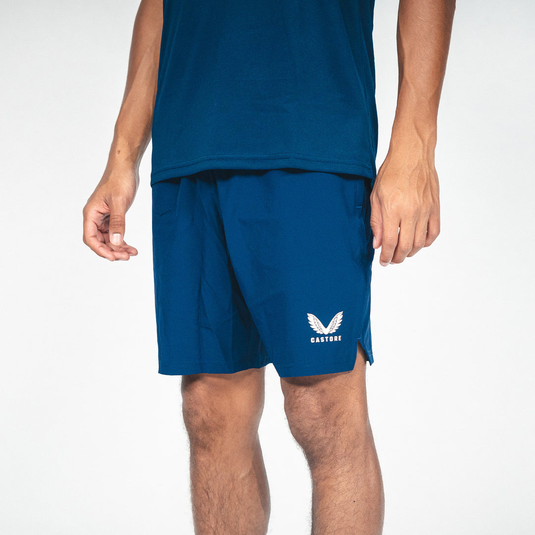 Trainingsshorts Castore mit Taschen navy