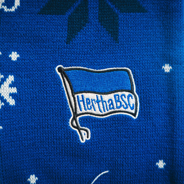 Hertha Schal Weihnachten Detail Hertha Stick