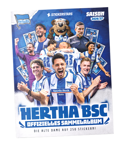 Hertha Stickersammelalbum Vorderansicht
