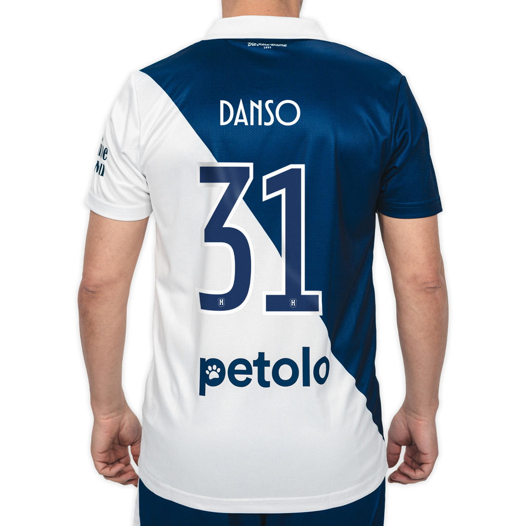 Hertha H-Trikot Herthafrauen 25/26 Rückansicht Beflockung Danso 31