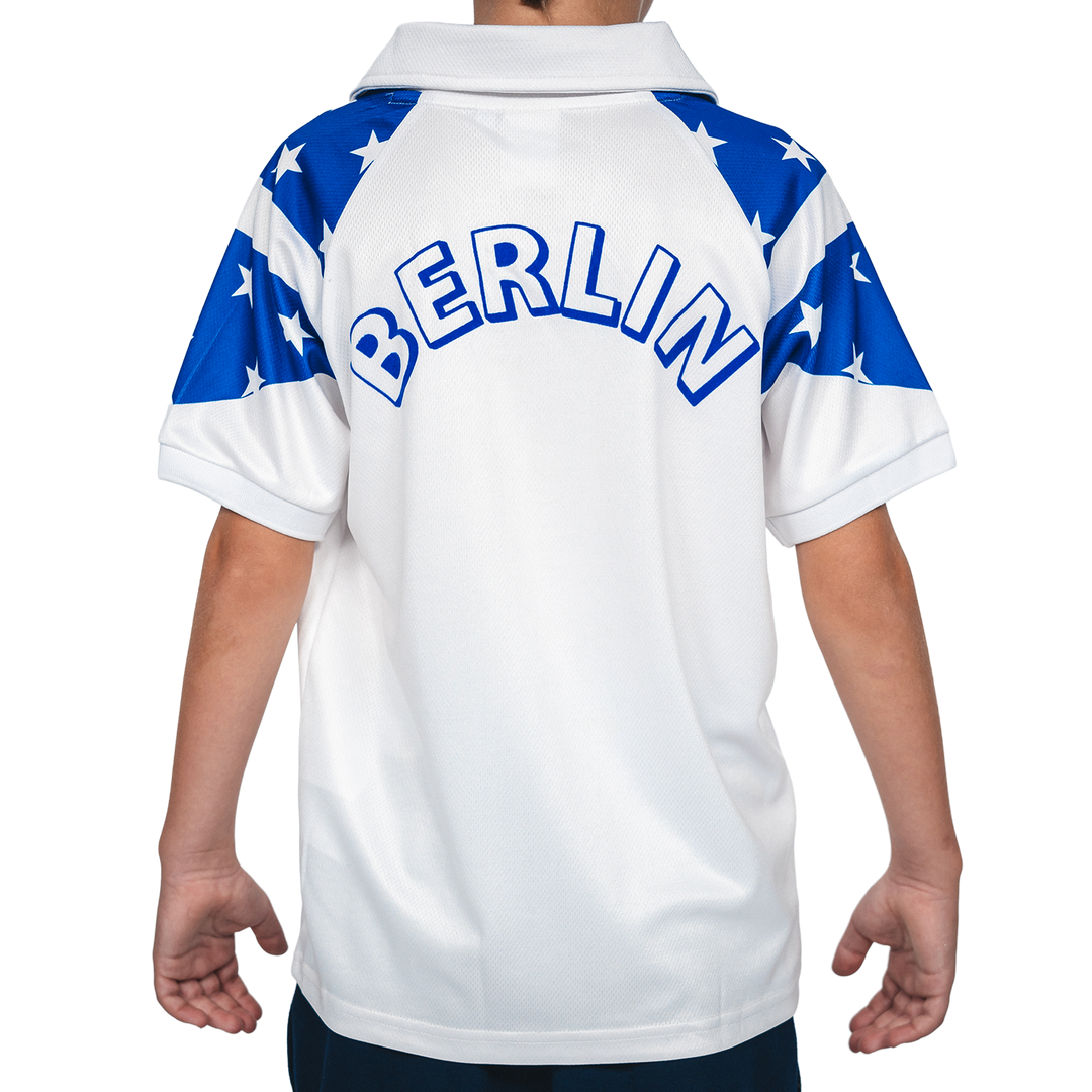 Hertha Retrotrikot Sterne Kids Rückseite