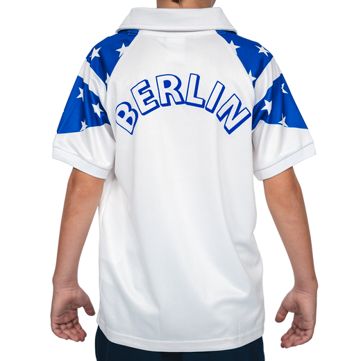 Hertha Retrotrikot Sterne Kids Rückseite