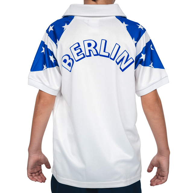 Hertha Retrotrikot Sterne Kids Rückseite