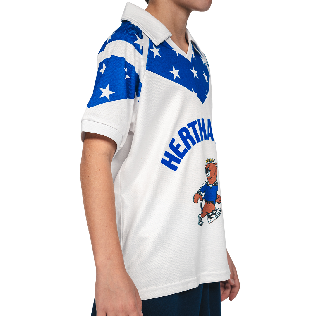 Hertha Retrotrikot Sterne Kids seitlich links
