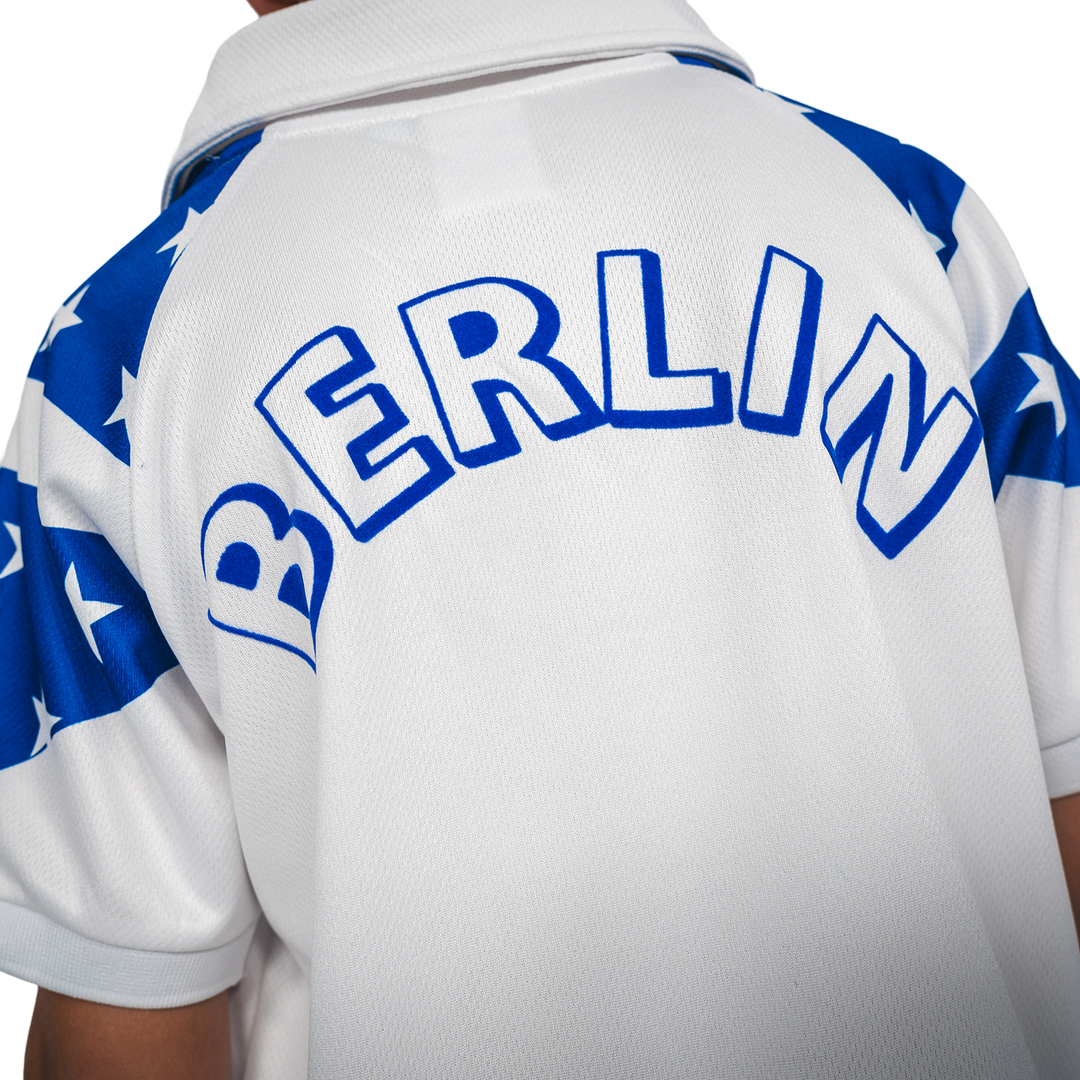 Hertha Retrotrikot Sterne Kids Detail hinten