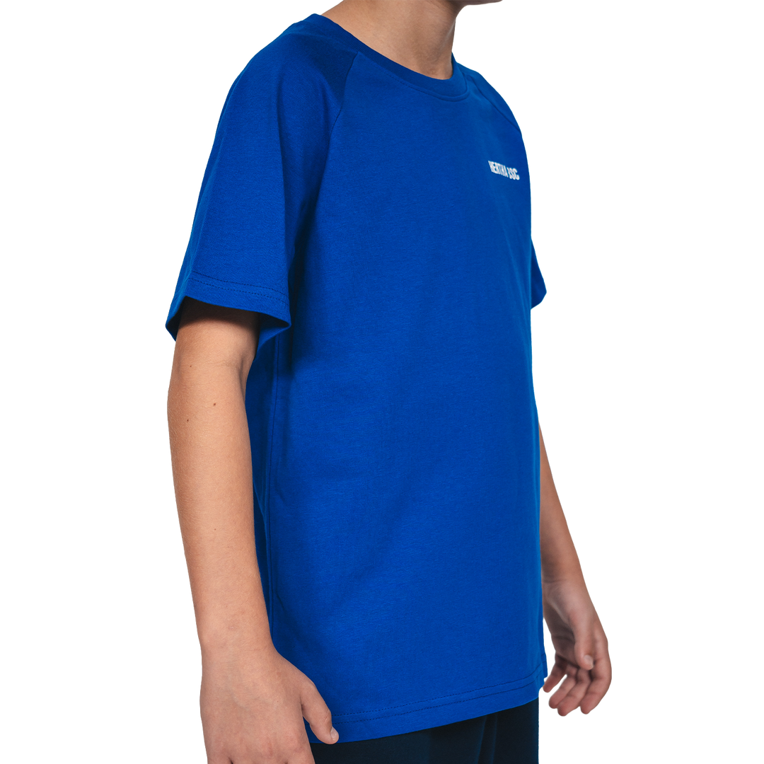 T-Shirt Sterne Blau Kids seitlich links