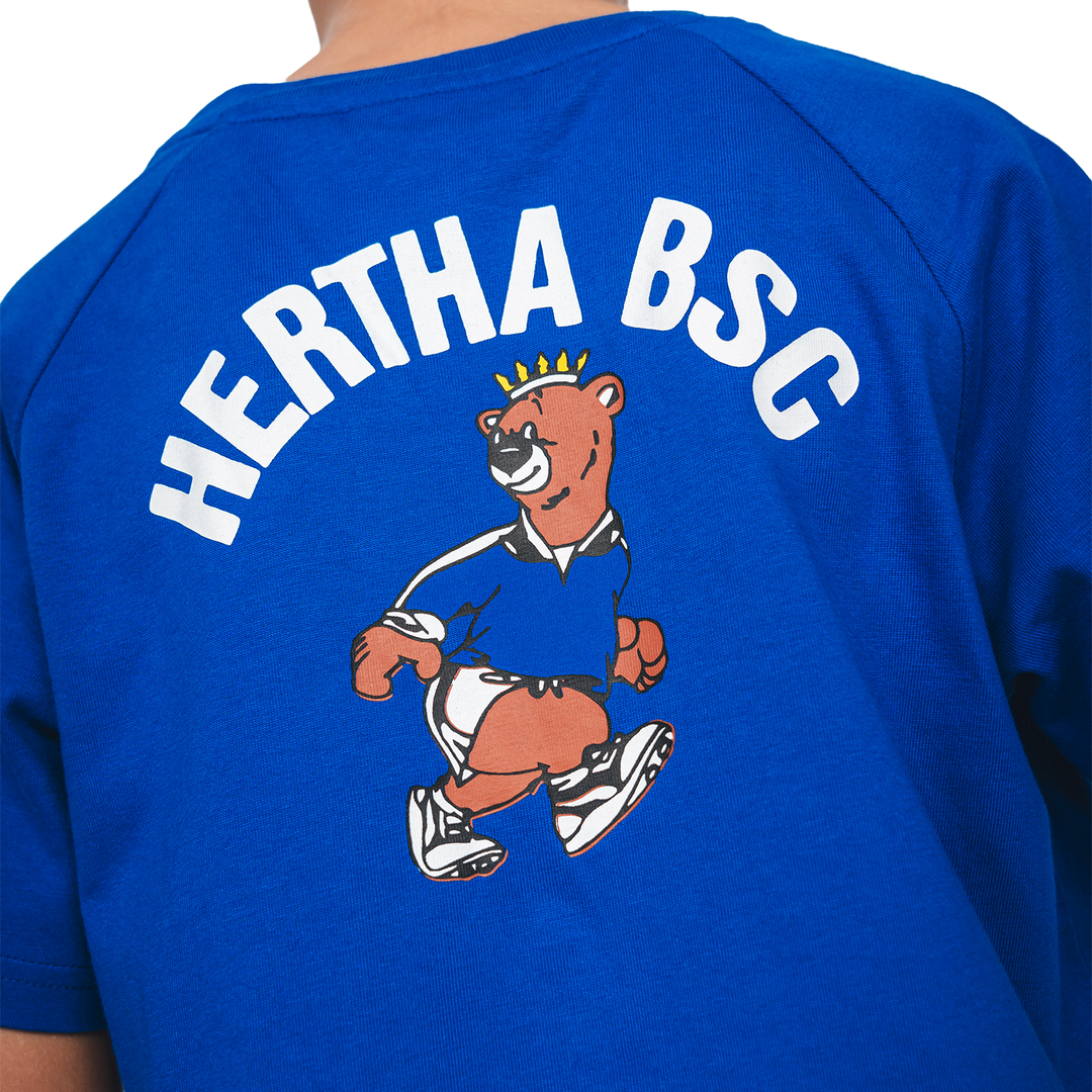 T-Shirt Sterne Blau Kids Detail hinten