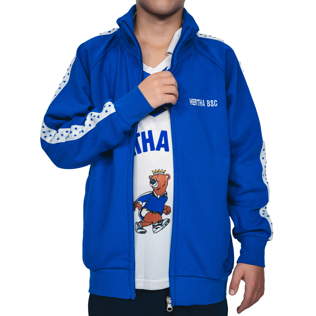 Hertha Jacke Sterne Kids offen