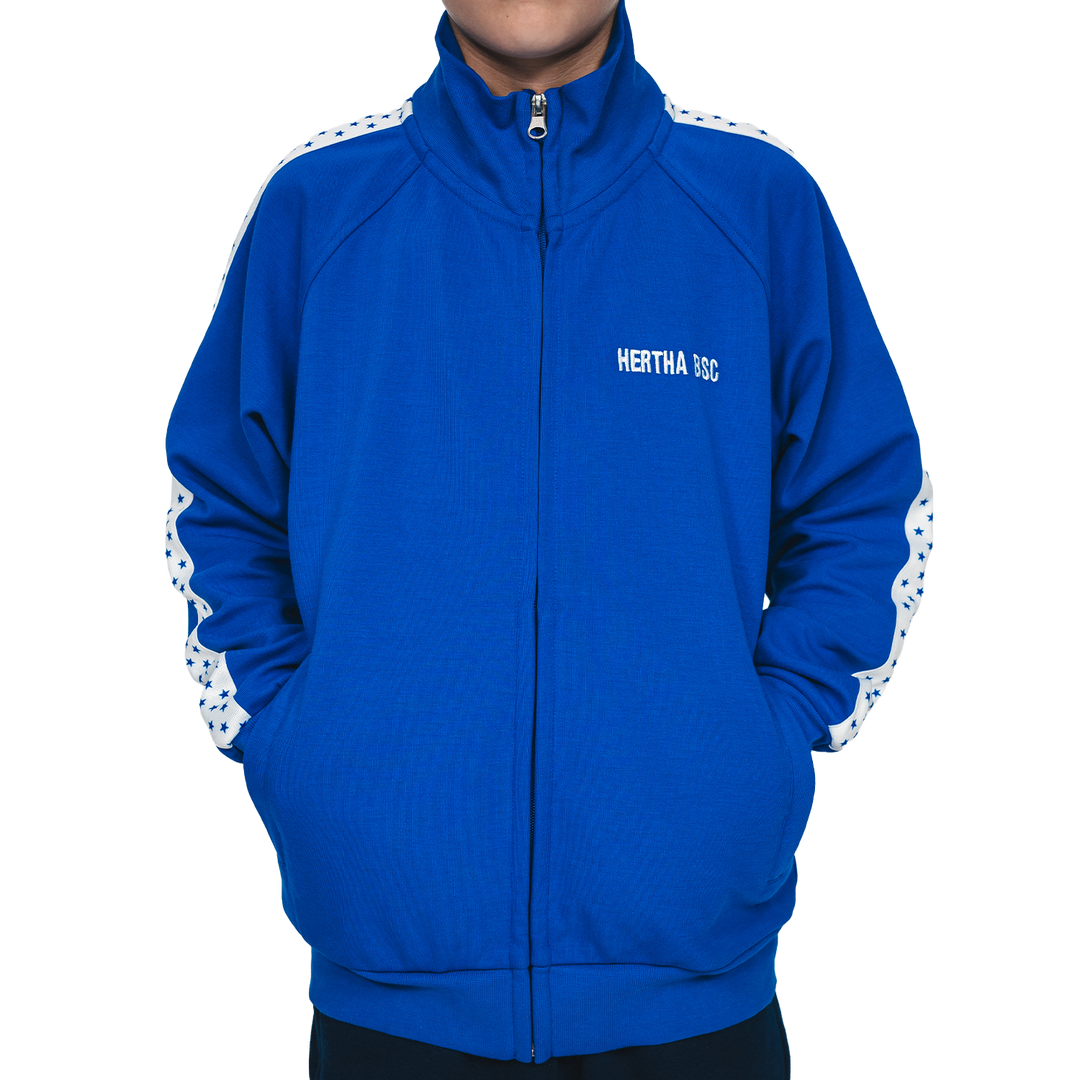 Hertha Jacke Sterne Kids Vorderseite