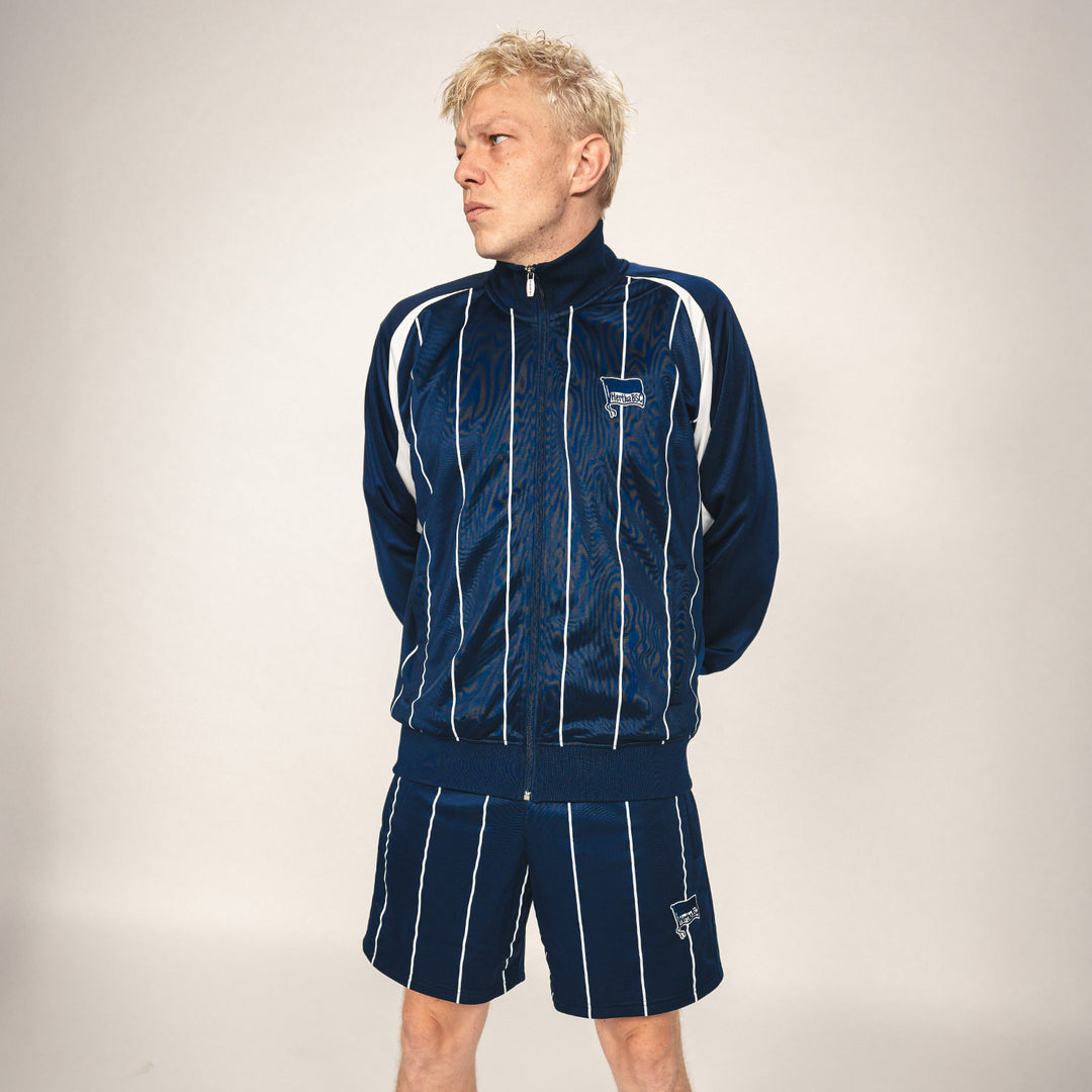 Hertha Jacke Nadelstreifen Navy Style