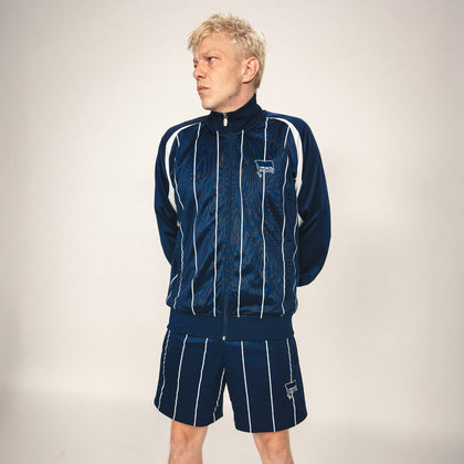 Hertha Jacke Nadelstreifen Navy Style