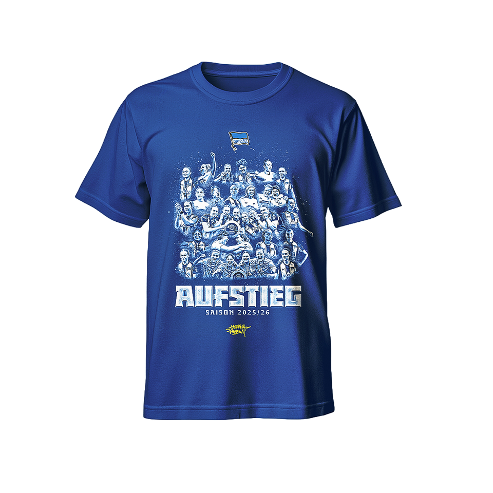 Hertha T-Shirt Aufstieg Hertha Frauen Vorderseite
