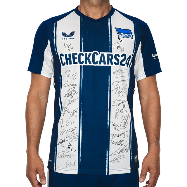 Hertha Autogrammtrikot Heim 25/26 Vorderansicht