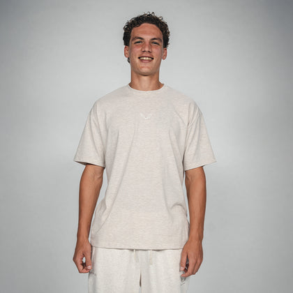 T-Shirt Castore Lifestyle beige Front
