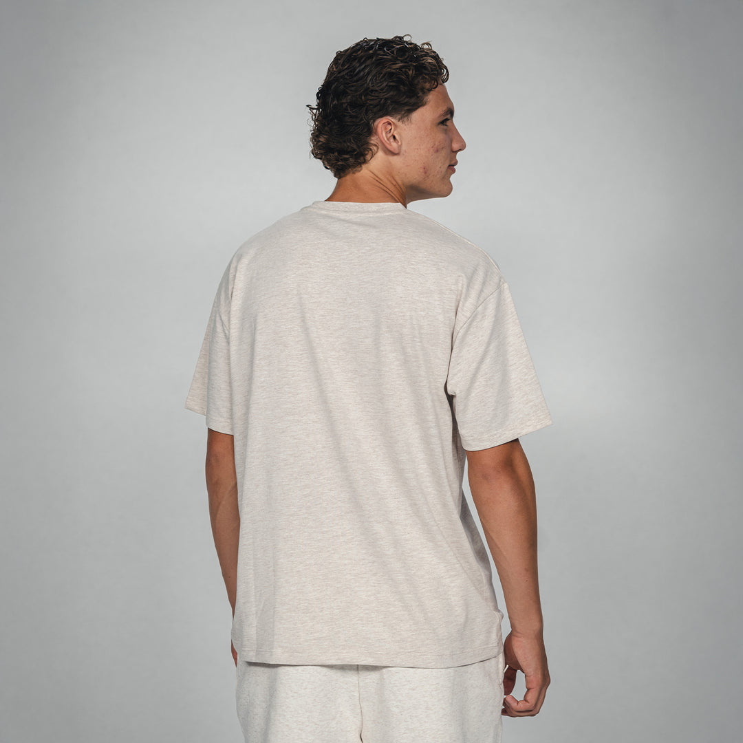T-Shirt Castore Lifestyle beige Rücken