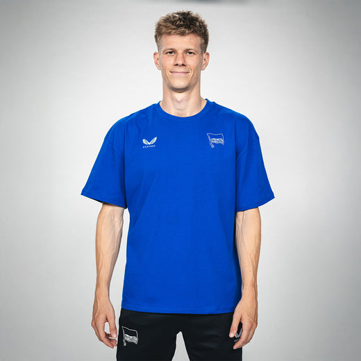 Hertha T-Shirt Castore Logo blau Front