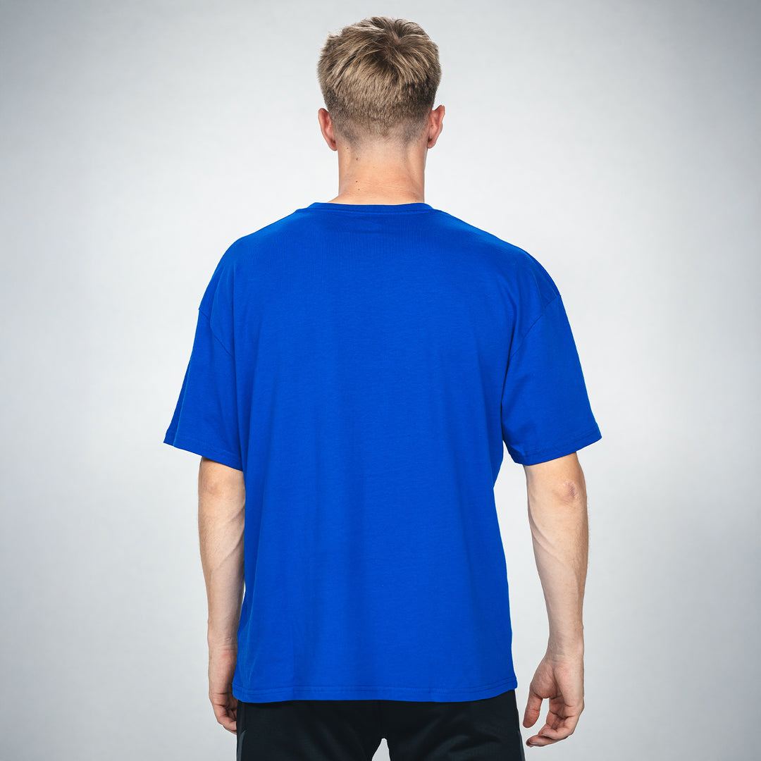 Hertha T-Shirt Castore Logo blau Rücken