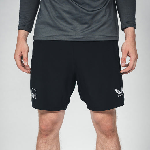 Hertha Trainingsshorts Profi 26/27 mit Taschen Frontansicht