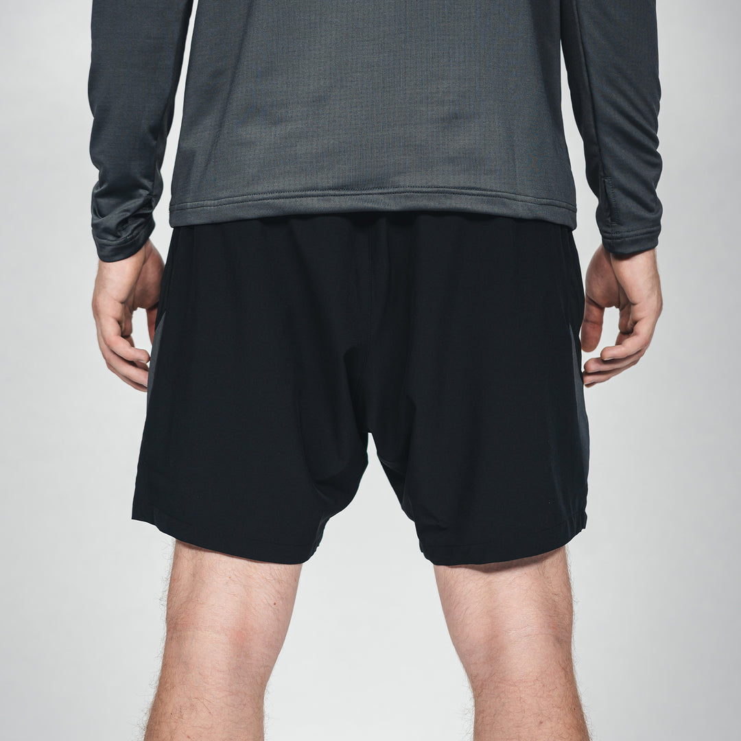 Hertha Trainingsshorts Profi 26/27 mit Taschen Rückansicht