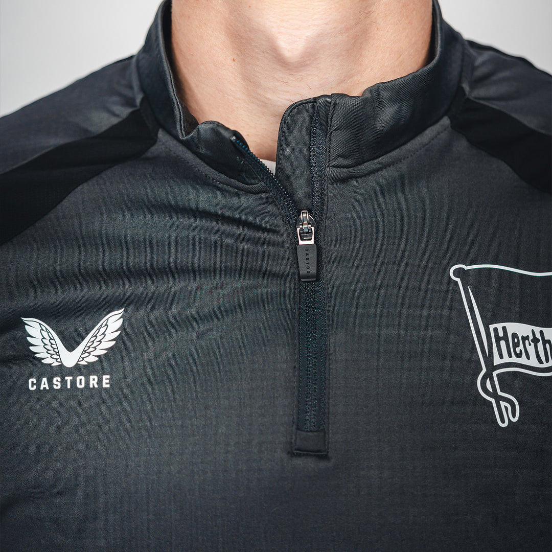 Hertha Trainingstop Profi Zip 26/27 Trainerversion Detail Zip