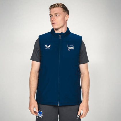 Hertha Weste Castore Navy Frontansicht