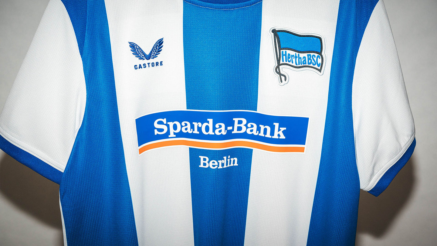 Hertha Heimtrikot Gustav Christensen Frontansicht Detail